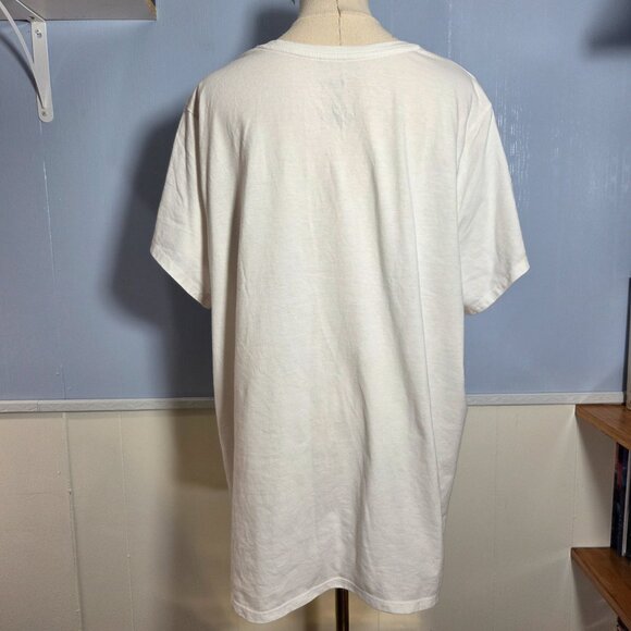 Sonoma 2x White Green Hummingbird Crewneck Shortsleeve Casual Summer T-Shirt - Picture 5 of 8